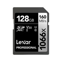 Lexar 雷克沙 PROFESSIONAL SD存储卡 128GB（UHS-I、V30、U3）