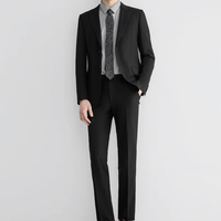 VICUTU 威可多 男士西服 VRS88112505 黑色 180/104C