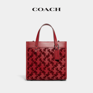 COACH/蔻驰女士马车图案FIELD 22号托特包