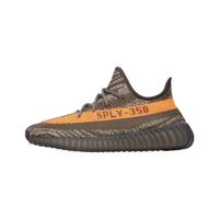 adidas ORIGINALS Yeezy Boost 350 V2 中性休闲运动鞋 HQ7045 深军绿/浅灰/橙色 42.5