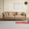 (新品)联邦科技布沙发复古北欧风米尼大小户型客厅猫抓布意式沙发