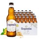 Hoegaarden 福佳 白（Hoegaarden）比利时原装进口小麦白啤酒330ml*24瓶