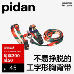 pidan 彼诞 猫咪牵引绳套装猫咪H型背带遛猫绳防挣脱猫链子宠物用品