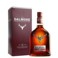 PLUS会员：THE DALMORE 大摩 12年 单一麦芽威士忌  700ml  单瓶