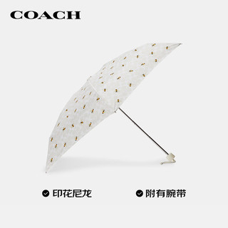 蔻驰（COACH）女士白色小蜜蜂印花雨伞太阳伞CI013IMRFI
