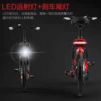 蓝克雷斯 电动车20寸男女成人代步车折叠电动自行车新款越野长跑电动山地车48