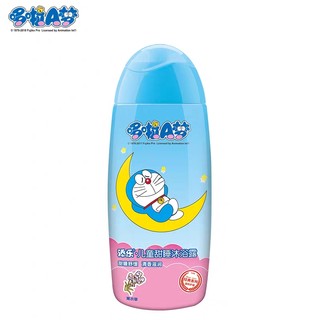 哆啦A梦儿童洗发沐浴露二合一720g牛奶 草莓香宝宝洗发水无泪