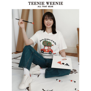 TEENIE WEENIE TeenieWeenie小熊&不二兔联名大fgT恤情侣款男女同款短袖2023夏款