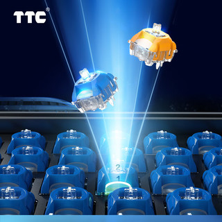 TTC海王星轴 高铁结构 更稳 更滑 线性轴 客制化 键盘轴体 三十六颗