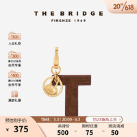 THE BRIDGE/桥牌 手工牛皮钥匙男女挂件收纳摆件钥匙圈 T字母
