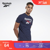Reebok 锐步 男子运动短袖T恤 HG2423