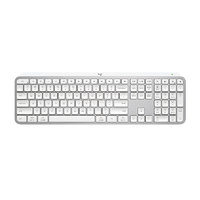 logitech 罗技 MX Keys S 108键 2.4G蓝牙 双模无线薄膜键盘 白色 单光