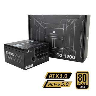 额定1200W TR-TG1200 ATX3.0电源 金牌 PCIE5.0