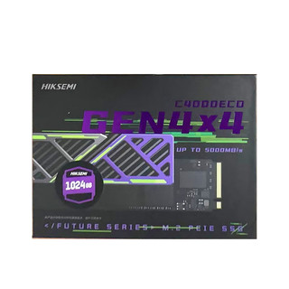 海康威视 SSD固态硬盘C4000ECO M.2 2280接口 NVME协议PCIE4.0 2048GB