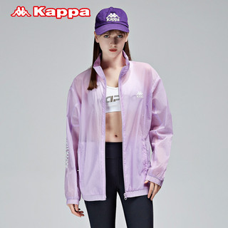 Kappa 卡帕 outlets皮肤衣男女梭织外套夏拼接休闲开衫室内空调服