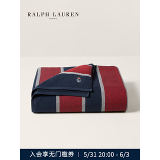 RALPH LAUREN 拉夫劳伦 23年春RL Polo小熊棉质毛毯RL80411 410-多色 TBLKT