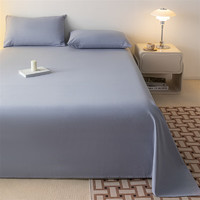 索臻（suo zhen）A类老粗布床单 纯棉粗布床单单件手工全棉加厚被单老粗布床单单件 月白紫 单床单200*230cm适合1.5米床