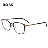 HUGO BOSS 光学眼镜框商务镜框修饰脸型近视眼镜框1071/F I46 53MM