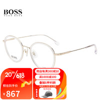 HUGO BOSS 男女款光学镜架近视眼镜框1288F LOJ+佳锐防蓝光1.591（600度内）