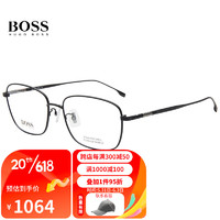 HUGO BOSS 近视眼镜架男女眼镜框1297F003+防蓝光1.591(600度内)