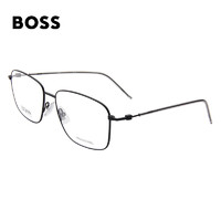 HUGO BOSS 男女款近视眼镜框架时尚休闲光学钛金属方框眼镜架1312-003 57