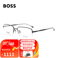 HUGO BOSS 光学镜架男女款近视眼镜架1298F 003+佳锐防蓝光1.591（600度内）
