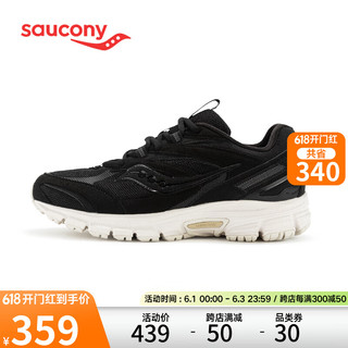 saucony 索康尼 Cohesion Classic 2K 中性休闲运动鞋 S79016-5 黑色/白色 36