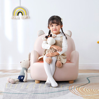 LINSY KIDS 儿童沙发可爱迷你座椅宝宝椅子凳子 LH030K1-A小猪沙发