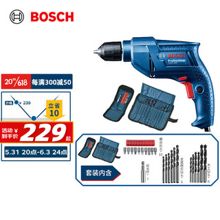 BOSCH 博世 GBM 345 KEYLESS 多功能手电钻 23件套