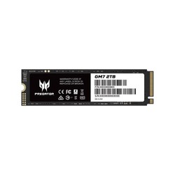 PREDATOR 宏碁掠夺者 GM7系列 NVMe M.2 固态硬盘 2TB（PCIe 4.0）