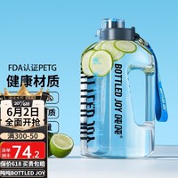 BOTTLED JOY 波特的乔伊 透明款吨吨桶凉水杯温开水1.5L*PETG耐温≤40°