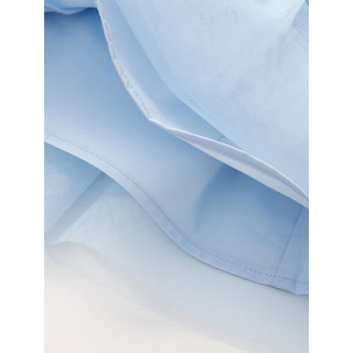 笛莎（DEESHA）童装女童连衣裙2023年夏装女宝宝礼服裙方领公主裙 纯净蓝 120cm