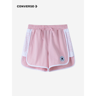 Converse 匡威童装女童短裤2023夏季新款儿童运动裤子 朝霞粉 110/50