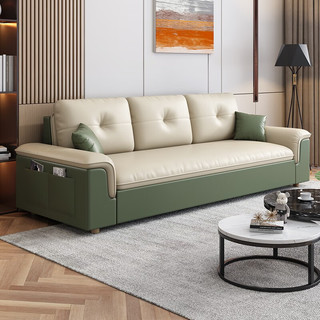 都市名门轻奢科技布沙发床现代储物小户型客厅多功能沙发床两用可折叠沙发 外径1.78米沙发床