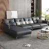 卓览（ZHUOLAN）沙发 布艺沙发客厅组合 意式纳米科技布沙发组合客厅家具 优质海绵坐垫（颜色备注） 单人位