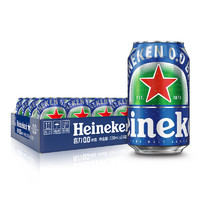 Heineken 喜力 0.0 荷兰原装进口 无醇啤酒 330ml*24听 整箱装