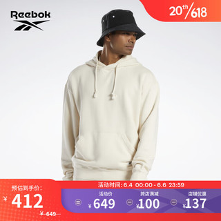 Reebok 锐步 官方连帽卫衣男女款23春季新款HOODIE复古运动休闲HT8195 HS9141 A/2XS