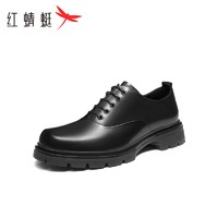 红蜻蜓 男士皮鞋2023春季新款简约轻便舒适真皮皮鞋男商务正装皮鞋