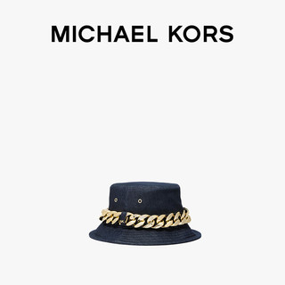 MICHAEL KORS迈克高仕金属链条饰休闲女士渔夫帽遮阳帽 靛蓝色 976 OS