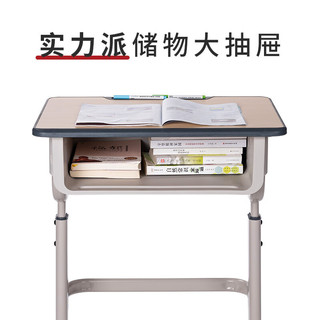 罗技（Logitech）小学生升降课桌家用学习桌学校书桌椅套装h70-79cm