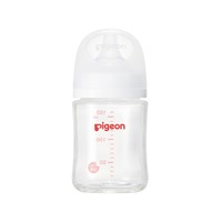 Pigeon 贝亲 日本直邮Pigeon贝亲奶瓶耐热玻璃宽口径带奶嘴仿真母乳实感