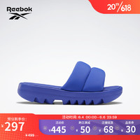 Reebok 锐步 [CARDI B联名]Reebok锐步官方新款女鞋CARDI SLIDE复古拖鞋HP15 HP2215 中国码:36(23cm),US:6
