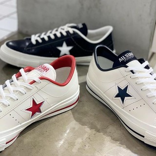 CONVERSE 匡威 日版ONE STAR J双色皮革款低帮休闲板鞋
