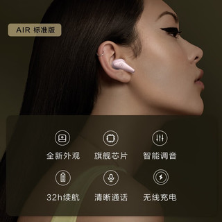 Libratone 小鸟耳机 AIR第2代真无线蓝牙耳机入耳运动耳机 黑色 标准版