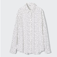 UNIQLO 优衣库 女款花式印花衬衫 457636