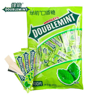 DOUBLEMINT 绿箭 口香糖 40片袋装