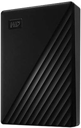 Western Digital 西部数据 WD 4TB My Passport 便携式外置硬盘，黑色-WDBPKJ0040BBK-WESN