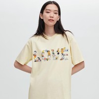 补贴购：UNIQLO 优衣库 PEANUTS情侣款印花T恤 459567