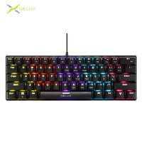 DeLUX 多彩 KM36 机械键盘 61键 高特轴