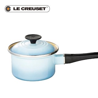 LE CREUSET 酷彩 珐琅钢奶锅(14cm、1.45L、珐琅钢、水晶蓝)